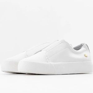 Ralph Lauren Isla Leather Slip on Sneakers